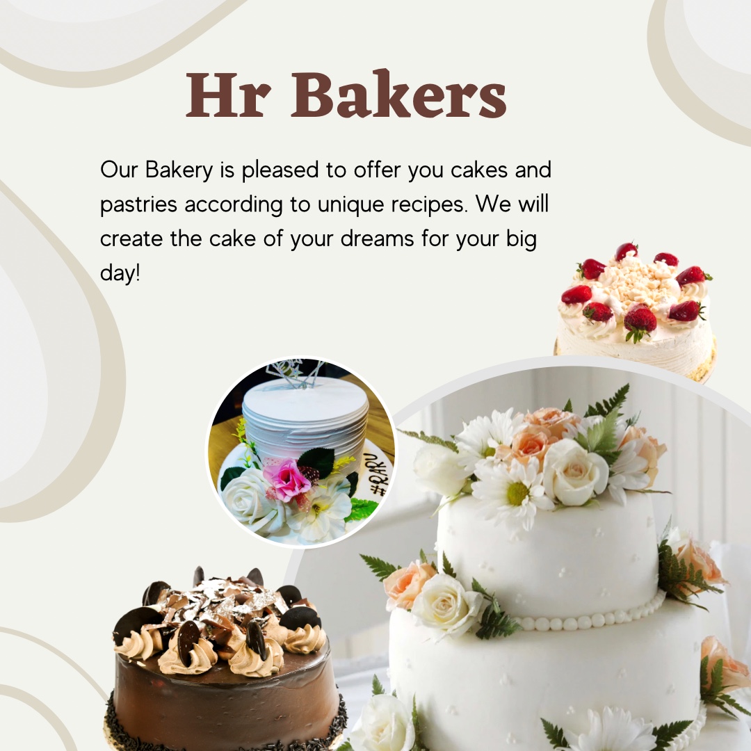 HR FOODS bakery and dessert display